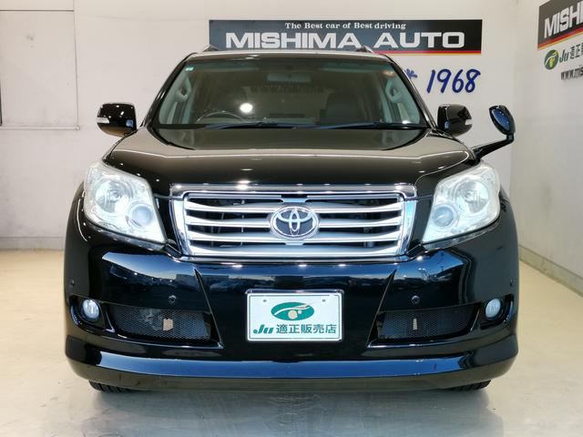 ランドクルーザープラド TX 5名 純正スポイラー 純正ルーフレール LEDヘッドライト リフトアップ 純正アルミ 前後クリアランスソナー ウッド革コンビハン シートカバー スマートキー プッシュスタート 整備記録簿(2枚目)