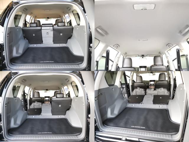 ランドクルーザープラド TX 5名 純正スポイラー 純正ルーフレール LEDヘッドライト リフトアップ 純正アルミ 前後クリアランスソナー ウッド革コンビハン シートカバー スマートキー プッシュスタート 整備記録簿(26枚目)