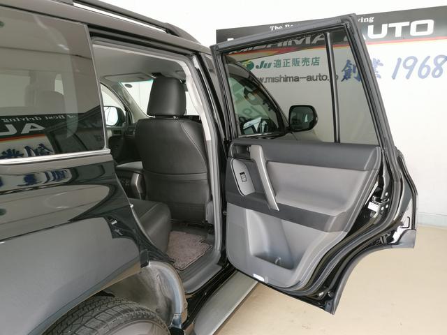 ランドクルーザープラド TX 5名 純正スポイラー 純正ルーフレール LEDヘッドライト リフトアップ 純正アルミ 前後クリアランスソナー ウッド革コンビハン シートカバー スマートキー プッシュスタート 整備記録簿(48枚目)