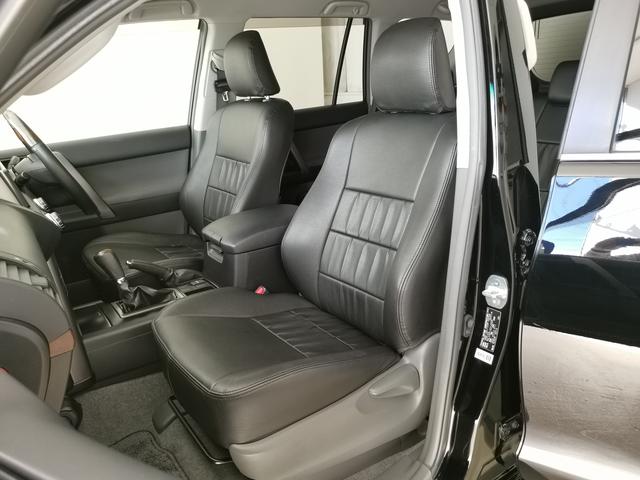 ランドクルーザープラド TX 5名 純正スポイラー 純正ルーフレール LEDヘッドライト リフトアップ 純正アルミ 前後クリアランスソナー ウッド革コンビハン シートカバー スマートキー プッシュスタート 整備記録簿(52枚目)