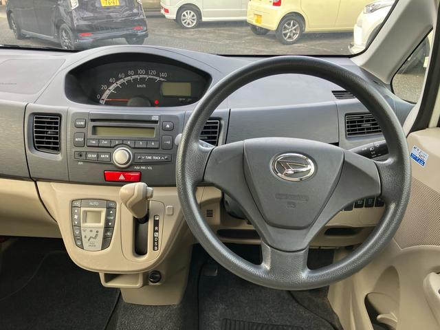 ムーヴ Ｌ　ＣＶＴ　エコアイドル　キーレスエントリー　電動格納ミラー　オートエアコン　純正オーディオ　記録簿　車検９年１２月（14枚目）