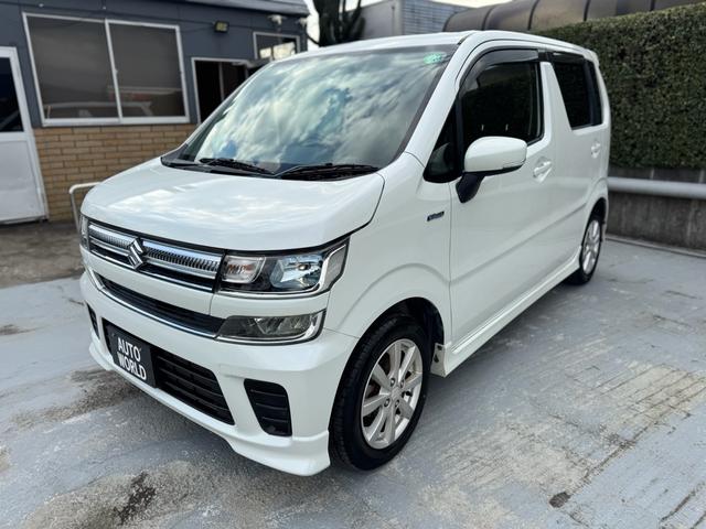 ワゴンＲ ハイブリッドＦＺ　ＬＥＤ　ヘッドライト　ナビ　バックカメラ　ＢＬＵＥＴＯＯＴＨ　シートヒーター　テレビ　純正アルミホイール　オートライト　車検２年付き（7枚目）