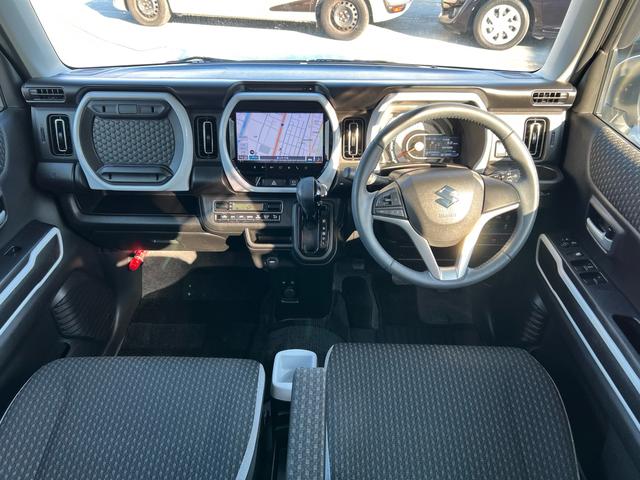 ハスラー ハイブリッドＸ　全方位モニター付メモリーナビ装着車　９インチナビ　テレビ　ＢＬＵＥＴＯＯＴＨ　ＥＴＣ　レーンアシスト　パーキングアシスト　ＬＥＤヘッドライト　バックカメラ　シートヒーター　純正アルミホイール　ドラレコ（12枚目）