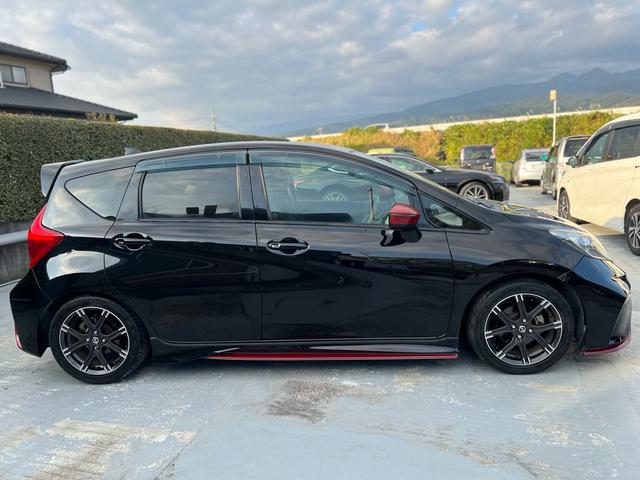 ノート ニスモ S 5速 ニスモ エアロ ナビ BLUETOOTH ETC ウーファー オートライト プシュースタート 純正アルミホイール(2枚目)