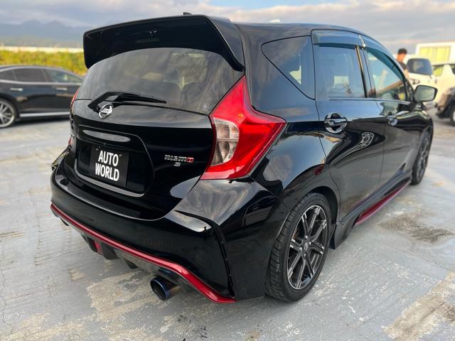 ノート ニスモ S 5速 ニスモ エアロ ナビ BLUETOOTH ETC ウーファー オートライト プシュースタート 純正アルミホイール(3枚目)