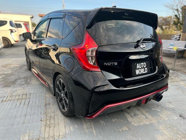 ノート ニスモ S 5速 ニスモ エアロ ナビ BLUETOOTH ETC ウーファー オートライト プシュースタート 純正アルミホイール(5枚目)