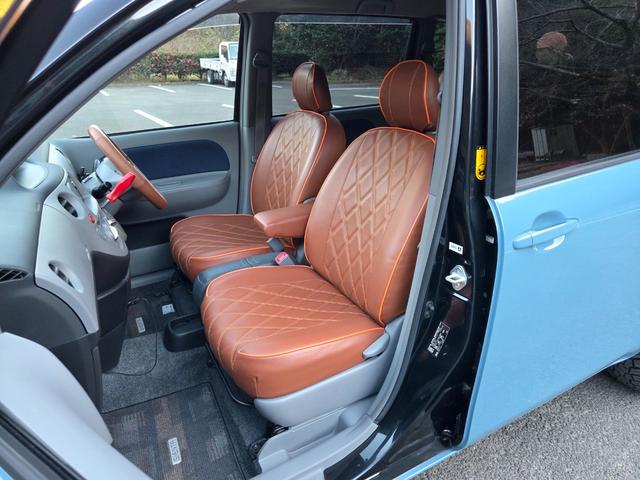 シエンタ Ｇ　３０ｍｍちょい上げ　リフトアップ　ジオランダーホワイトレタータイヤ　ホイールガンＭ塗装　　窓下色替えブルー　ヘッドライトクリア塗装済み（75枚目）