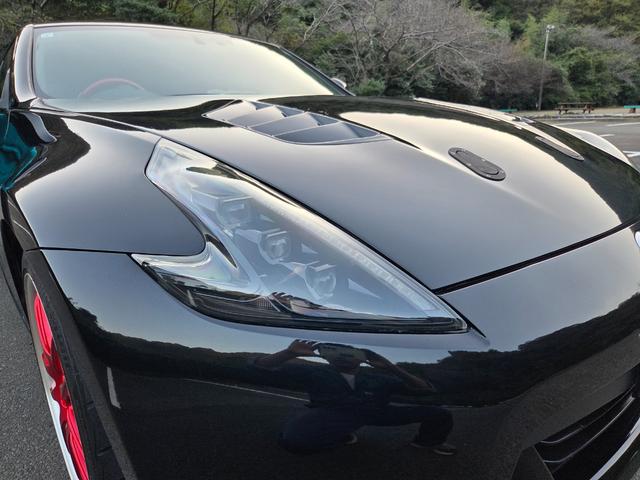 フェアレディZ バージョンS 禁煙車 78WORKS3眼LEDヘッドライト VARISクーリングボンネットカーボン製 WORKエボリューション19インチAW&ポテンザ リアスポイラー(18枚目)