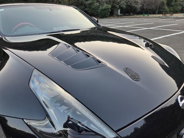 フェアレディZ バージョンS 禁煙車 78WORKS3眼LEDヘッドライト VARISクーリングボンネットカーボン製 WORKエボリューション19インチAW&ポテンザ リアスポイラー(19枚目)