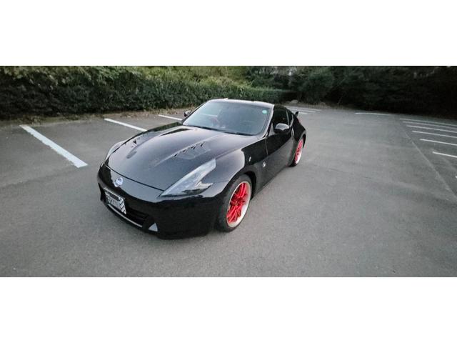 フェアレディZ バージョンS 禁煙車 78WORKS3眼LEDヘッドライト VARISクーリングボンネットカーボン製 WORKエボリューション19インチAW&ポテンザ リアスポイラー(64枚目)