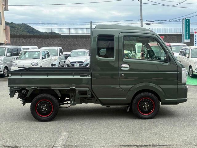 スーパーキャリイ X 4WD 軽トラック MT 衝突被害軽減システム クリアランスソナー レーンアシスト ETC キーレスエントリー ESC エアコン パワーウィンドウ 記録簿 CD USB(4枚目)