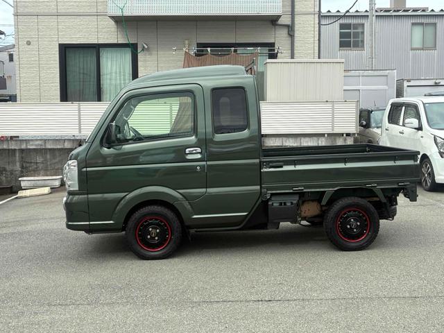 スーパーキャリイ X 4WD 軽トラック MT 衝突被害軽減システム クリアランスソナー レーンアシスト ETC キーレスエントリー ESC エアコン パワーウィンドウ 記録簿 CD USB(5枚目)