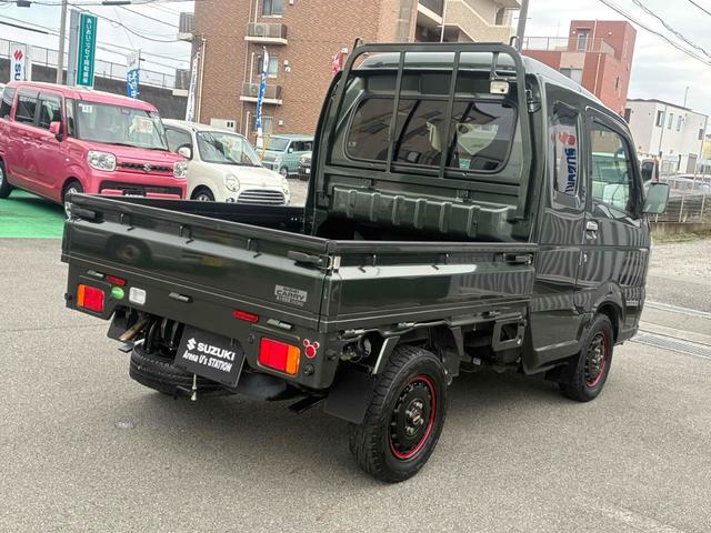 スーパーキャリイ X 4WD 軽トラック MT 衝突被害軽減システム クリアランスソナー レーンアシスト ETC キーレスエントリー ESC エアコン パワーウィンドウ 記録簿 CD USB(6枚目)