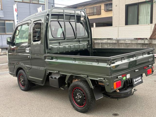 スーパーキャリイ X 4WD 軽トラック MT 衝突被害軽減システム クリアランスソナー レーンアシスト ETC キーレスエントリー ESC エアコン パワーウィンドウ 記録簿 CD USB(8枚目)