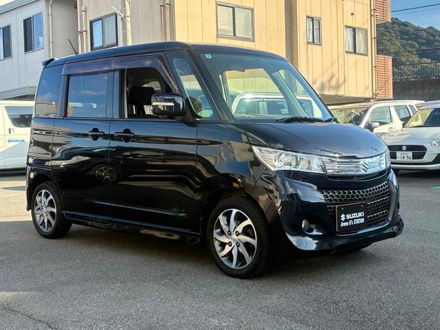 パレットＳＷ ＴＳ　ＥＴＣ　バックカメラ　両側電動スライドドア　ＨＩＤ　スマートキー　電動格納ミラー　ベンチシート　ＣＶＴ　盗難防止システム　ＡＢＳ　ミュージックプレイヤー接続可　アルミホイール　衝突安全ボディ　エアコン（3枚目）