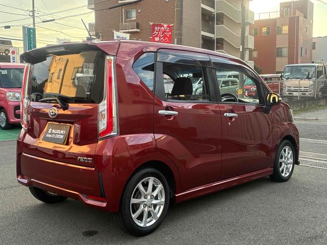 ムーヴ カスタム　Ｘ　ＳＡ　バックカメラ　ナビ　ＴＶ　クリアランスソナー　衝突被害軽減システム　ＬＥＤヘッドランプ　スマートキー　アイドリングストップ　電動格納ミラー　ベンチシート　ＣＶＴ　盗難防止システム　ＡＢＳ　ＥＳＣ（7枚目）