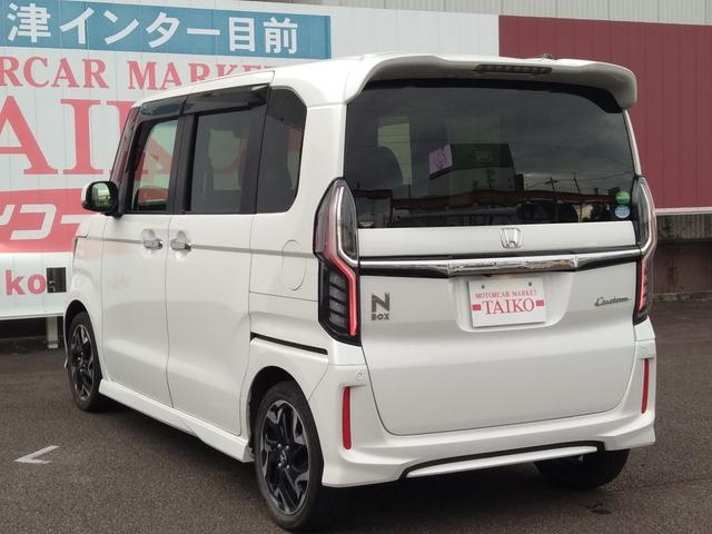 Ｎ－ＢＯＸカスタム Ｇ・Ｌターボホンダセンシング　１オーナー車　ナビ付き　フルセグＴＶ　ＤＶＤ　ドラレコ　バックモニター　ＬＥＤヘッドライト　両側パワースライドドア　純正１５インチアルミホイール　ハーフレザー調シート　新車保証書　取扱説明書（7枚目）