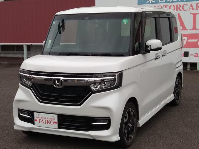Ｎ－ＢＯＸカスタム Ｇ・Ｌターボホンダセンシング　１オーナー車　ナビ付き　フルセグＴＶ　ＤＶＤ　ドラレコ　バックモニター　ＬＥＤヘッドライト　両側パワースライドドア　純正１５インチアルミホイール　ハーフレザー調シート　新車保証書　取扱説明書（9枚目）