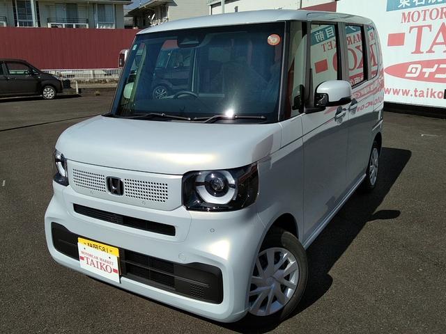 Ｎ－ＢＯＸ ベースグレード　ナビ　フルセグＴＶ　バックモニター　ドラレコ前後　ＥＴＣ　ボディコーティング　スマートキー　プッシュスタート　シートヒーター　オートエアコン　片側電動スライドドア　ベンチシート　新車保証書（2枚目）