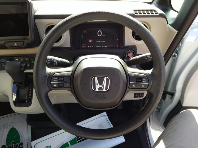 Ｎ－ＢＯＸ ベースグレード　ナビ　フルセグＴＶ　バックモニター　ドラレコ前後　ＥＴＣ　ボディコーティング　スマートキー　プッシュスタート　シートヒーター　オートエアコン　片側電動スライドドア　ベンチシート　新車保証書（35枚目）