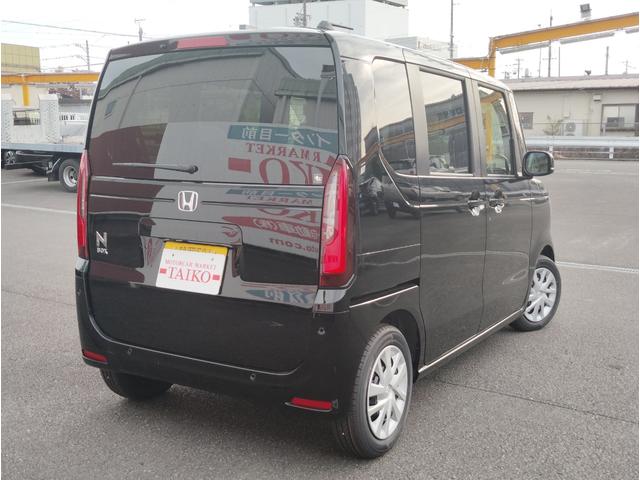 Ｎ－ＢＯＸ ベースグレード　ナビ　フルセグＴＶ　バックモニター　ドラレコ前後　ＥＴＣ　ボディコーティング　スマートキー　プッシュスタート　シートヒーター　オートエアコン　片側電動スライドドア　ベンチシート　新車保証書（8枚目）