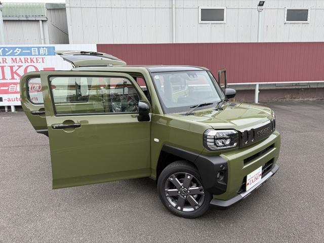 タフト G ダーククロムベンチャー スマートキー プッシュスタート フォグランプ シートヒーター USBポート 電動式サイドブレーキ 電動格納ミラー 後席ドリンクホルダー(11枚目)