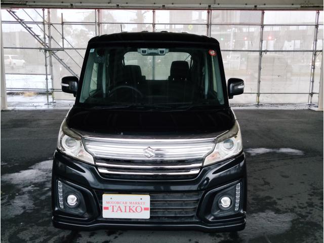 スペーシアカスタム XS Bluetooth対応 両側Pスライドドア 運転席側シートヒーター ナビTV フルオートエアコン ドラレコ ETC フルセグTV スマートキー リモコンキー ベンチシート パワーステアリング ABS(6枚目)