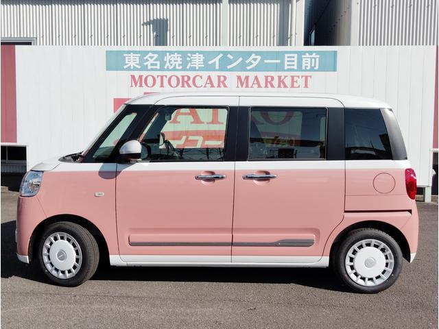 ムーヴキャンバス ストライプスＧ　ナビ　ＥＴＣ　ドラレコ前後　ボディーコーティング　両側電動スライドドア　ＥＳＣ　電動式パーキングブレーキ　ＵＳＢポート　ベンチシート　オートエアコン　フルフラットシート　ホットカップホルダー（11枚目）