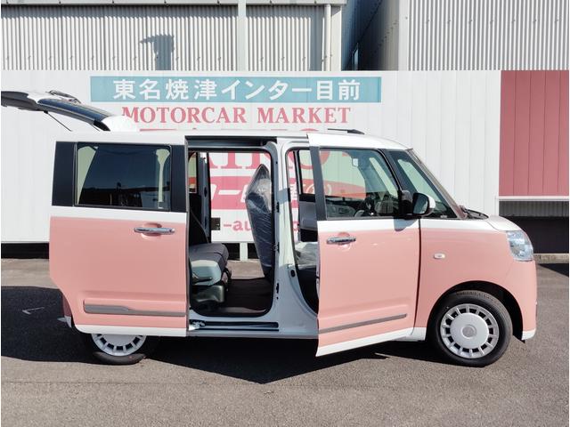 ムーヴキャンバス ストライプスＧ　ナビ　ＥＴＣ　ドラレコ前後　ボディーコーティング　両側電動スライドドア　ＥＳＣ　電動式パーキングブレーキ　ＵＳＢポート　ベンチシート　オートエアコン　フルフラットシート　ホットカップホルダー（17枚目）