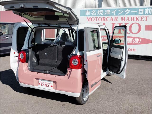 ムーヴキャンバス ストライプスＧ　ナビ　ＥＴＣ　ドラレコ前後　ボディーコーティング　両側電動スライドドア　ＥＳＣ　電動式パーキングブレーキ　ＵＳＢポート　ベンチシート　オートエアコン　フルフラットシート　ホットカップホルダー（18枚目）