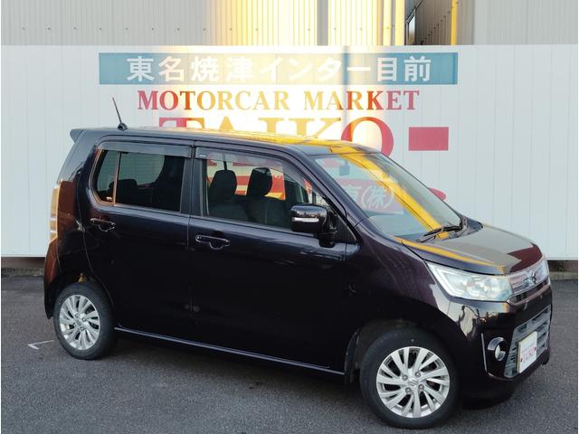 ワゴンRスティングレー X ワンオーナー車 イクリプス7インチSDメモリーナビ ワンセグTV ドラレコ前後 ETC オートエアコン プッシュスタート マイルドハイブリッド ステアリングスイッチ(3枚目)