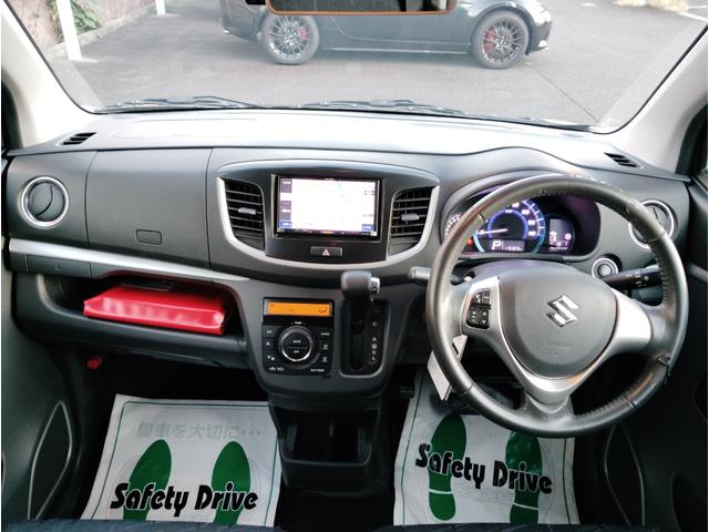 ワゴンRスティングレー X ワンオーナー車 イクリプス7インチSDメモリーナビ ワンセグTV ドラレコ前後 ETC オートエアコン プッシュスタート マイルドハイブリッド ステアリングスイッチ(16枚目)