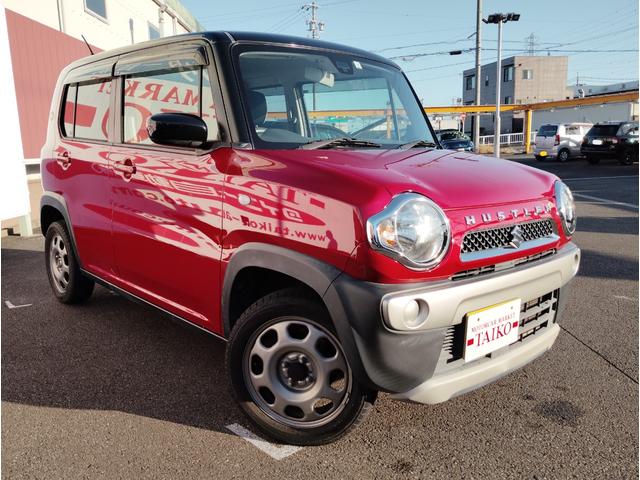 ハスラー G ワンオーナー車 CD 運転席シートヒーター 衝突被害軽減ブレーキ 横滑り防止機能 アイドリングストップ プッシュスタート スマートキー 電動格納ミラー 後席シガーソケット 新車保証書 取扱説明書(4枚目)