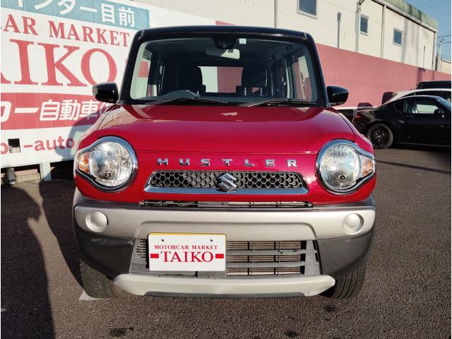 ハスラー G ワンオーナー車 CD 運転席シートヒーター 衝突被害軽減ブレーキ 横滑り防止機能 アイドリングストップ プッシュスタート スマートキー 電動格納ミラー 後席シガーソケット 新車保証書 取扱説明書(6枚目)
