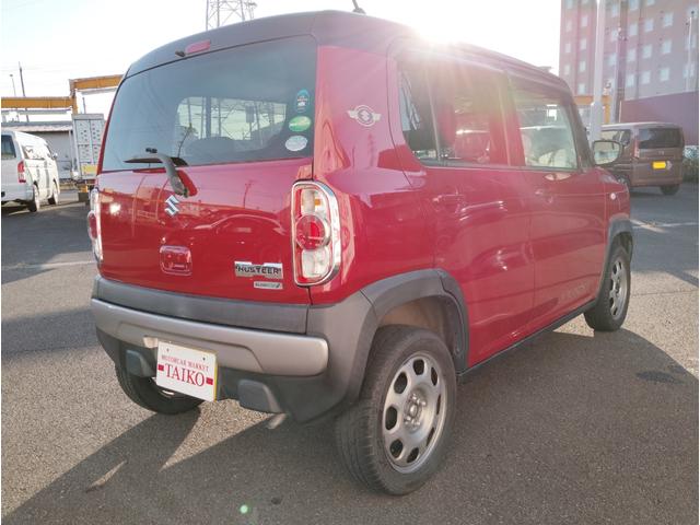 ハスラー G ワンオーナー車 CD 運転席シートヒーター 衝突被害軽減ブレーキ 横滑り防止機能 アイドリングストップ プッシュスタート スマートキー 電動格納ミラー 後席シガーソケット 新車保証書 取扱説明書(9枚目)