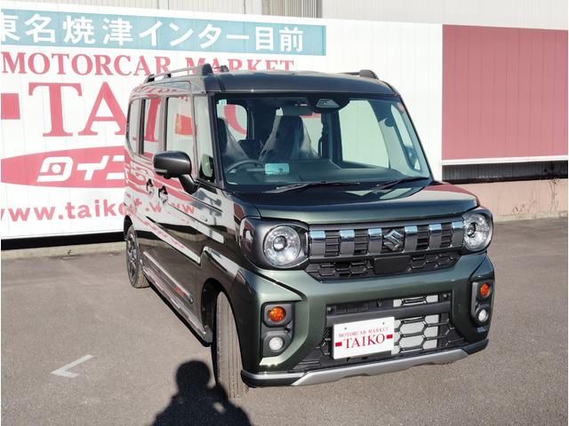 スペーシアギア ハイブリッドＸＺ　全方位モニター付き純正９インチナビゲーション　ＴＶ　６スピーカー　両側パワースライドドア　ＬＥＤヘットライト　ＬＥＤフォグランプ　ＬＥＤランプ付ターンドアミラー　１４インチアルミホイール（4枚目）