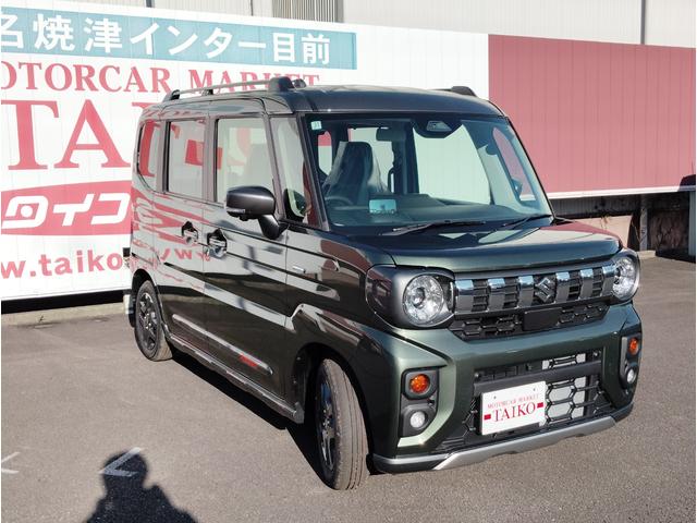 スペーシアギア ハイブリッドＸＺ　全方位モニター付き純正９インチナビゲーション　ＴＶ　６スピーカー　両側パワースライドドア　ＬＥＤヘットライト　ＬＥＤフォグランプ　ＬＥＤランプ付ターンドアミラー　１４インチアルミホイール（5枚目）