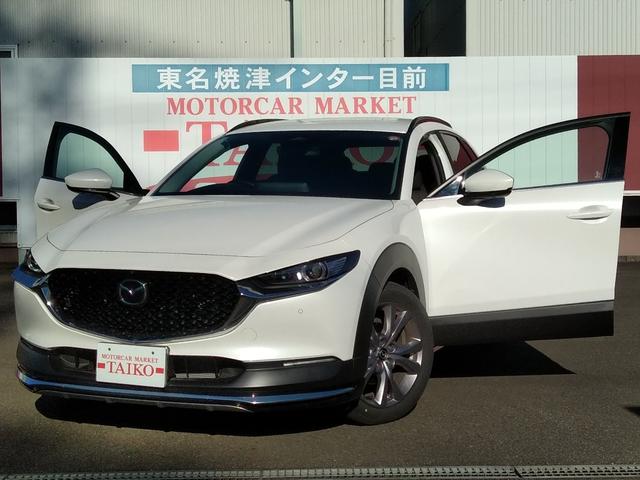 ＣＸ－３０ ２０Ｓ　アンダーガーニッシュセット　フロント　サイド　リア　リアルーフスポイラー　ルーフレール　ナンバープレートホルダー＊２　フロアーマット　全方位モニター付き純正ナビゲーション（4枚目）