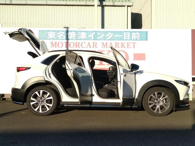 ＣＸ－３０ ２０Ｓ　アンダーガーニッシュセット　フロント　サイド　リア　リアルーフスポイラー　ルーフレール　ナンバープレートホルダー＊２　フロアーマット　全方位モニター付き純正ナビゲーション（37枚目）