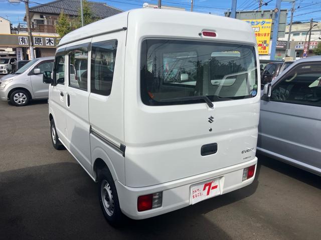 エブリイ PA ハイルーフ 走行2.9万キロ 5AGS オートギアシフト エアコン パワステ 2WD 集中ドアロック 両側スライドドア エアバッグ ABS(4枚目)