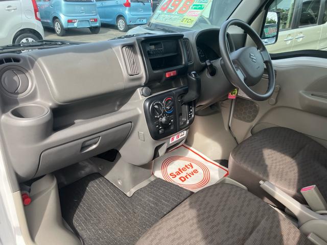 エブリイ PA ハイルーフ 走行2.9万キロ 5AGS オートギアシフト エアコン パワステ 2WD 集中ドアロック 両側スライドドア エアバッグ ABS(26枚目)