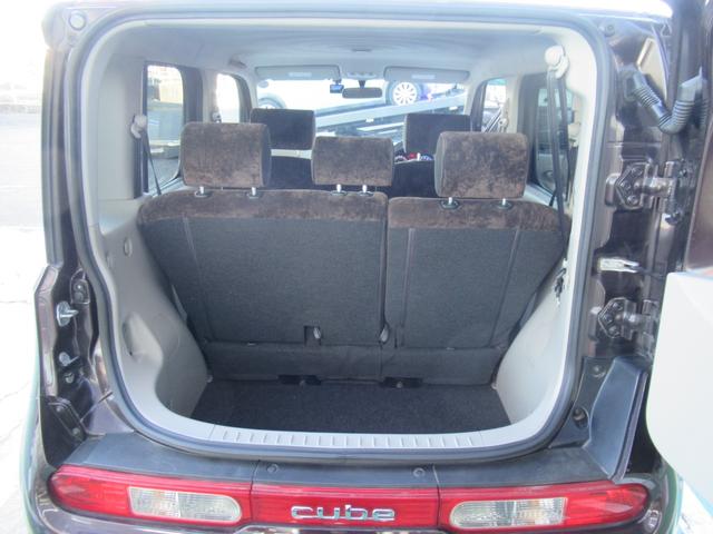 キューブ １５Ｘ　７インチナビ／フルセグＴＶ／ＣＤ、ＤＶＤ再生／ＡＭ　ＦＭラジオ／フロントドラレコ／プッシュスタート／マニュアルエアコン（15枚目）