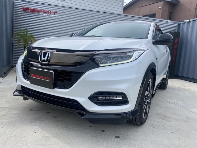 ヴェゼル ハイブリッドＲＳ・ホンダセンシング　後期モデル・レーダークルーズ・衝突軽減・ハーフレザーシート・シートヒーター・ナビ　ＤＶＤ　地デジ　ブルートゥース・バックカメラ・ＥＴＣ・シートヒーター・ＬＥＤヘッドライト・スマートキー（6枚目）