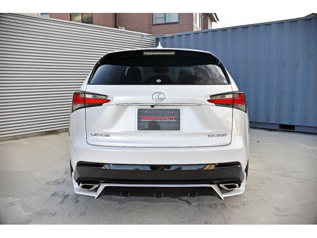 NX NX200t Fスポーツ 3眼LEDヘッドライト 電動ムーンルーフ パワーバックドア 赤革シート ESPRITフルエアロ ローダウン 22インチAW カラードフェンダー 純正ナビフルセグTV Bluetooth バックカメラ(14枚目)