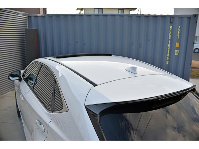 NX NX200t Fスポーツ 3眼LEDヘッドライト 電動ムーンルーフ パワーバックドア 赤革シート ESPRITフルエアロ ローダウン 22インチAW カラードフェンダー 純正ナビフルセグTV Bluetooth バックカメラ(18枚目)