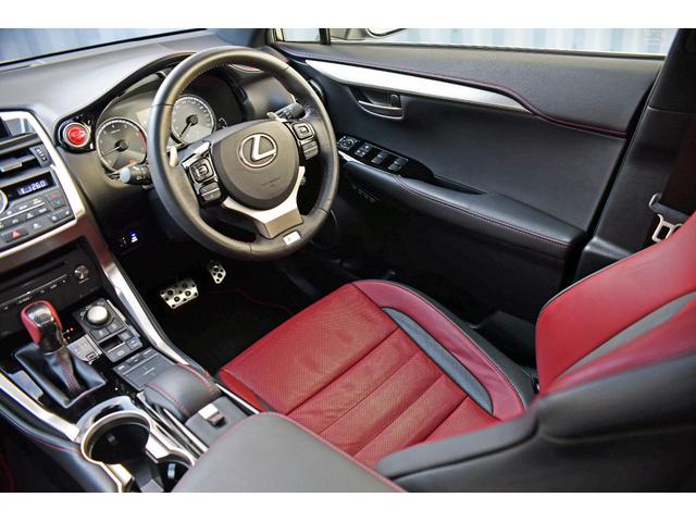 NX NX200t Fスポーツ 3眼LEDヘッドライト 電動ムーンルーフ パワーバックドア 赤革シート ESPRITフルエアロ ローダウン 22インチAW カラードフェンダー 純正ナビフルセグTV Bluetooth バックカメラ(32枚目)