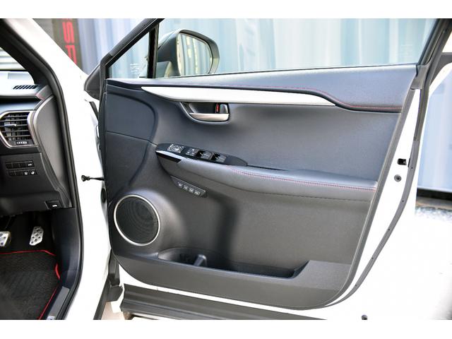 NX NX200t Fスポーツ 3眼LEDヘッドライト 電動ムーンルーフ パワーバックドア 赤革シート ESPRITフルエアロ ローダウン 22インチAW カラードフェンダー 純正ナビフルセグTV Bluetooth バックカメラ(37枚目)