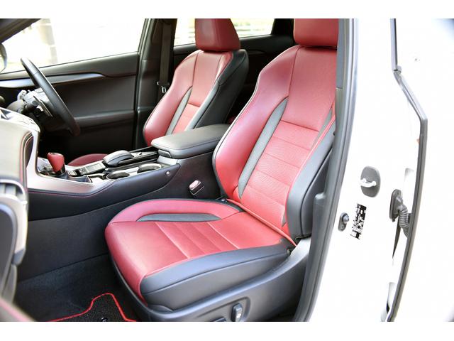 NX NX200t Fスポーツ 3眼LEDヘッドライト 電動ムーンルーフ パワーバックドア 赤革シート ESPRITフルエアロ ローダウン 22インチAW カラードフェンダー 純正ナビフルセグTV Bluetooth バックカメラ(42枚目)