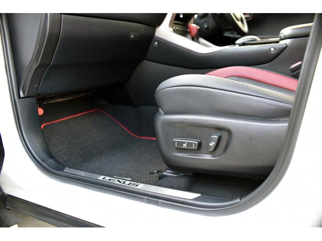 NX NX200t Fスポーツ 3眼LEDヘッドライト 電動ムーンルーフ パワーバックドア 赤革シート ESPRITフルエアロ ローダウン 22インチAW カラードフェンダー 純正ナビフルセグTV Bluetooth バックカメラ(43枚目)