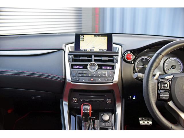 NX NX200t Fスポーツ 3眼LEDヘッドライト 電動ムーンルーフ パワーバックドア 赤革シート ESPRITフルエアロ ローダウン 22インチAW カラードフェンダー 純正ナビフルセグTV Bluetooth バックカメラ(50枚目)